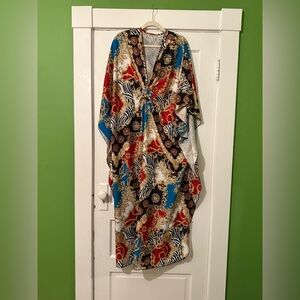 Vibrant Multicolor Kaftan Dress